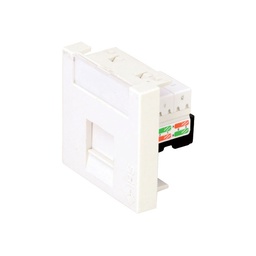 [PRJ45/U6 45mm] Ingelec Prise RJ45 Cat6 PRJ45/U6 (pour plinthe) PLASTRON SIP-23N +MODULE PRISE