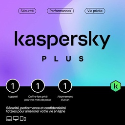[KL10428BAFS-FFPMAG] Kaspersky Plus 1 Postes 2023