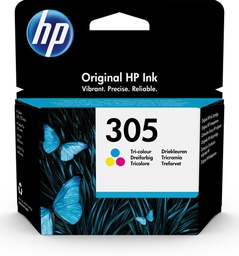 [HP-CART-305-CL-] HP Cartouche d’encre trois couleurs 305 authentique