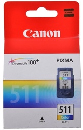 [CANON-CART-511-CL-] Canon CL-511 cartouche d'encre Original Cyan, Magenta, Jaune