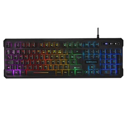 [MK218FR] Mars Gaming MK218FR clavier USB AZERTY Français Noir