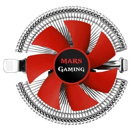 [MCPU1V2] Mars Gaming MCPU1V2 système de refroidissement d’ordinateur Processeur Refroidisseur 9 cm Rouge, Argent