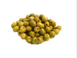 [2929103762081] OLIVES VERT DÉNOYAUTÉES - زيتون أخضر منزوع النواة - (KG)
